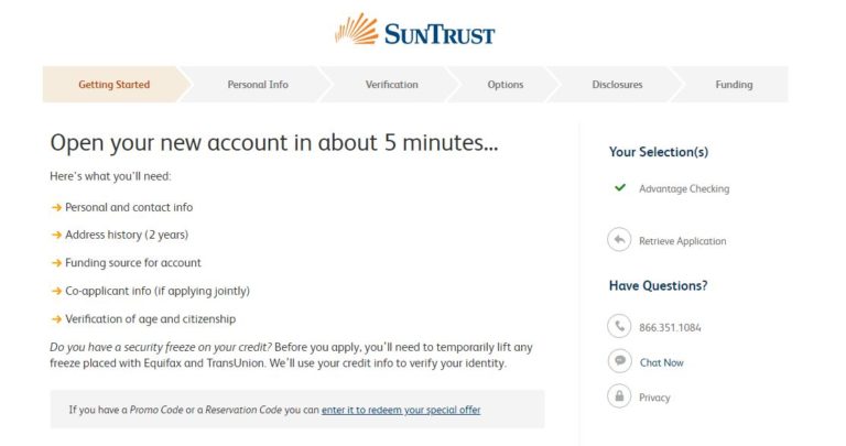 suntrust online banking issues